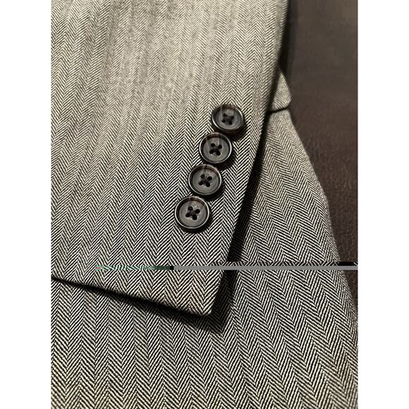 Ralph Lauren Mens Tweed Sport Coat 41 41R Plaid Jacket Blazer Wool Brown Tan - Picture 5 of 7